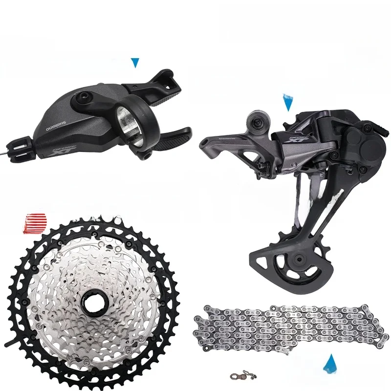 AliExpress Shimano SHIMANO DEORE XT M8100 12v Groupset MTB Bike 1x12-Speed RD SL CS CN M8100 SHADOW Rear Derailleur SGS Shifter Cassette 10-51T
