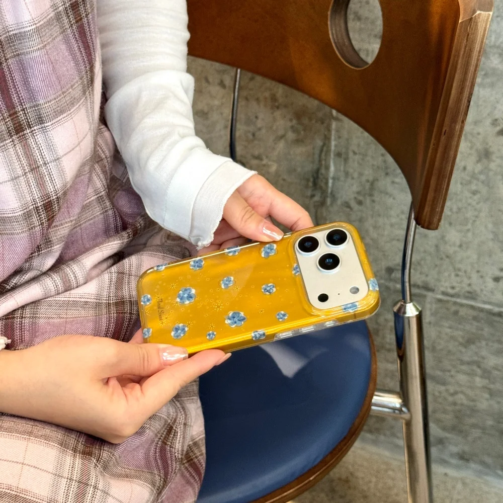 Casing ponsel bergaya lukisan minyak seni, cocok untuk iPhone 14151617 Pro Fundas 17max, casing pelindung anti-guncangan simpel dan modis