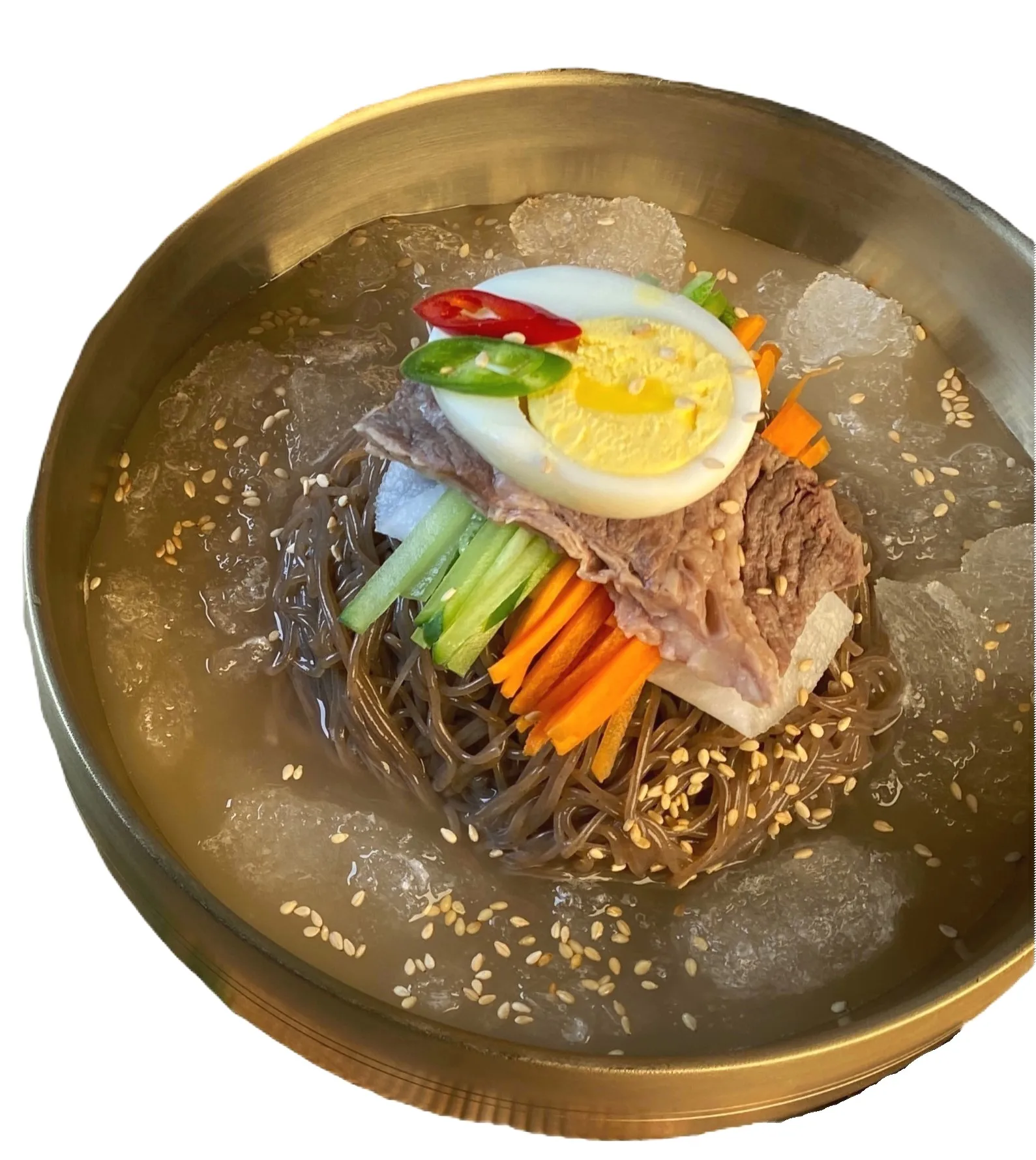 면조아 동치미 물냉면2인분+비빔냉면2인분 (총 냉면4 육수2 비빔장2 )