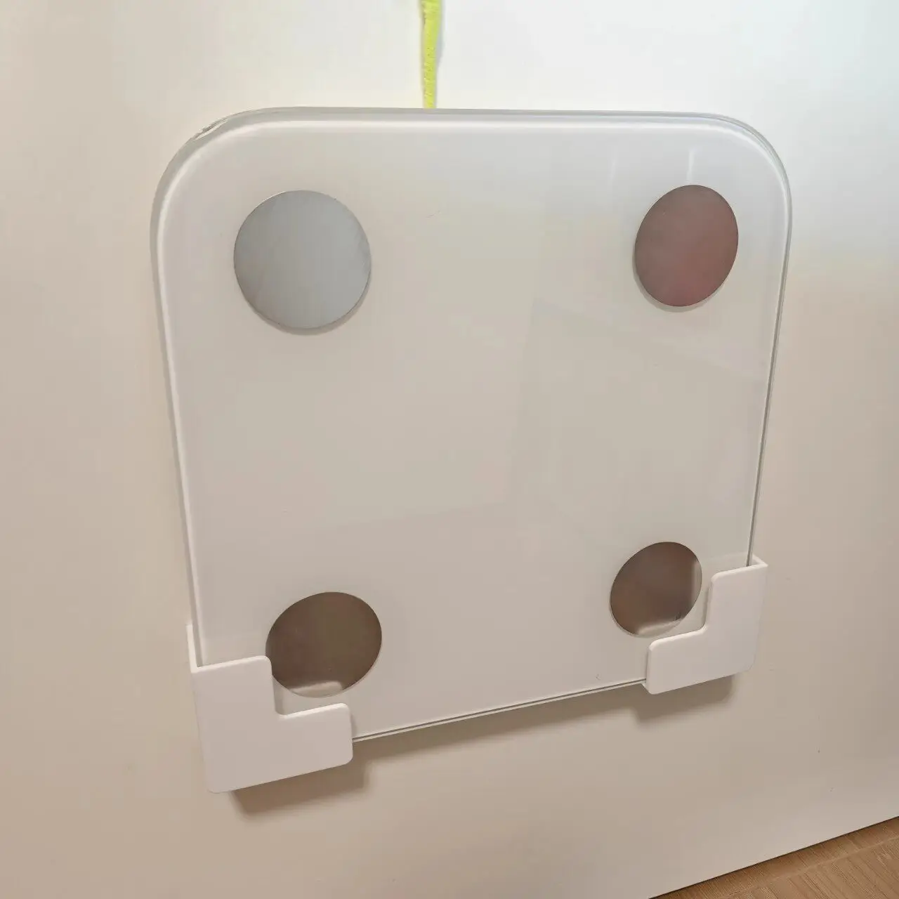 2/4PCS Universal Wall‑Mounted Weight Scale Holder Space‑Saving Storage Bracket For Body Fat Digital Bathroom Scale Organizer