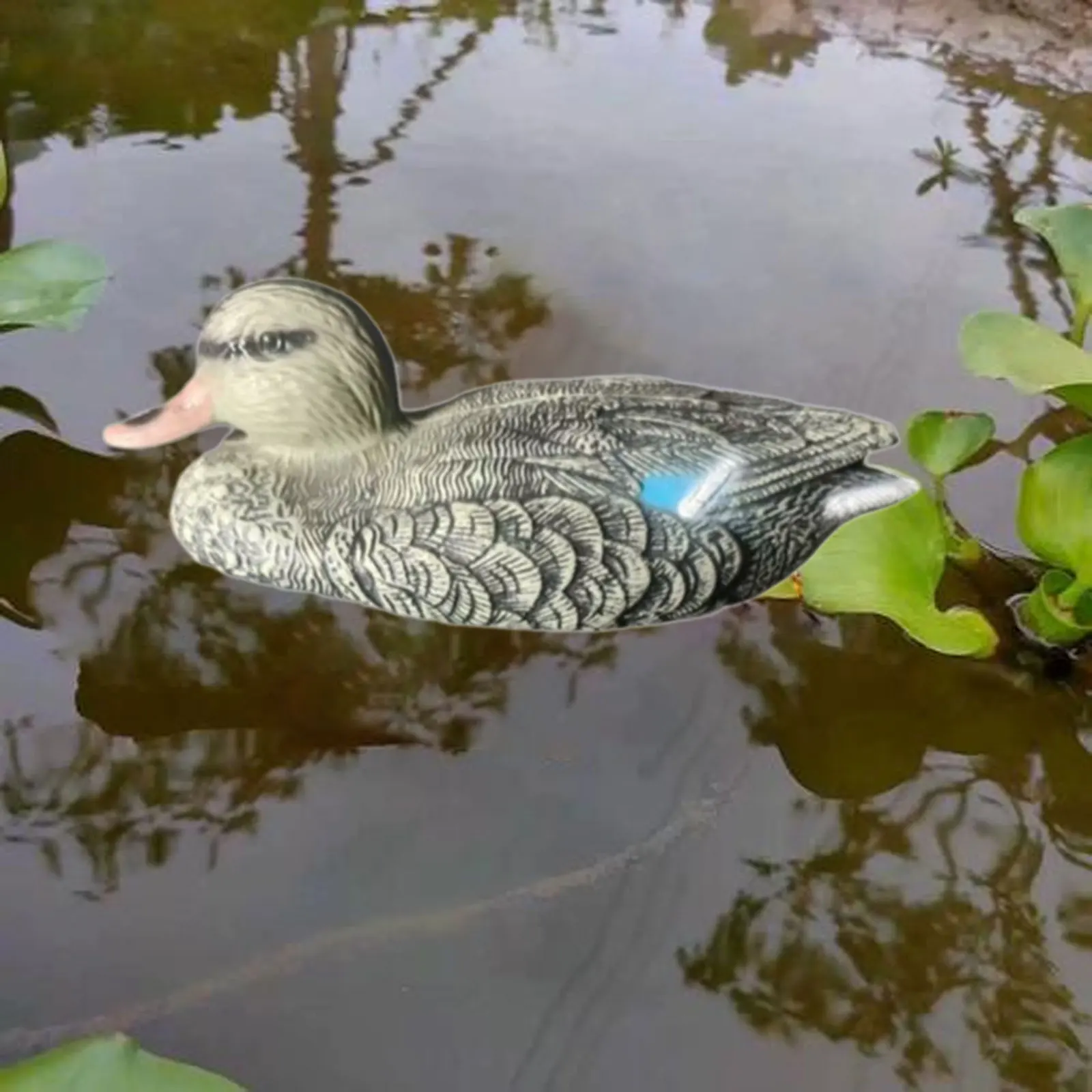 Figurine de chasse flottante réaliste en PE, mâle Él, leurre de canard de proximité, décoration de jardin