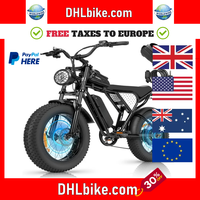 2025 Electric Bike, 25/30/35MPH Dirt Bike, 48V 15/20AH,52V 40AH Removable Battery, Max 50-180Miles Motorcycle, 20\