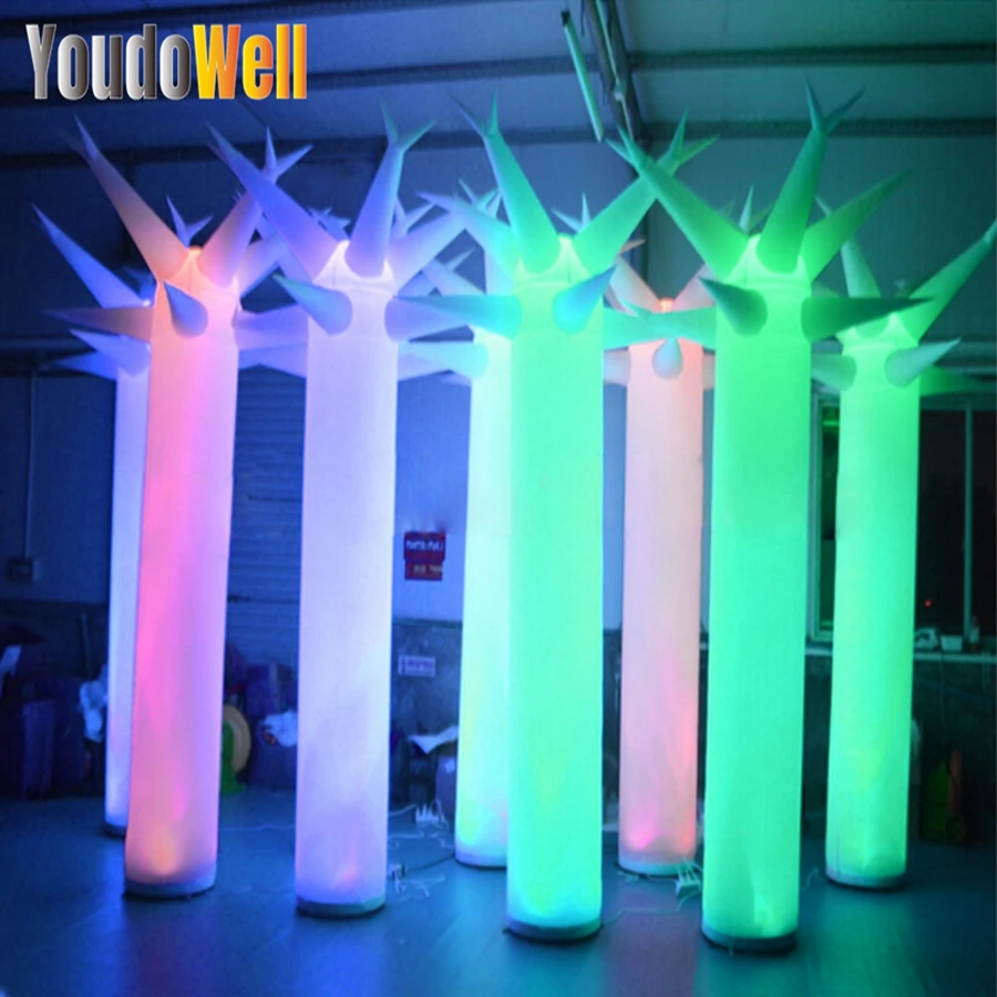 Portable Inflatable Tree Top Thorny Tall/Beautiful Flower Tree with LED Light for Yard Decoration or Advertising