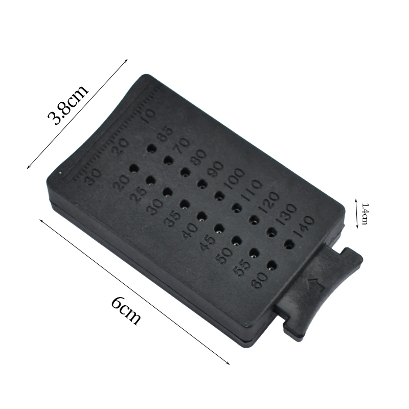 Gutta Percha Cutter Measuring Ruler Endodontic Span Measure Scale Plastic Dental Gutta Percha Points Dental Tool Accessory