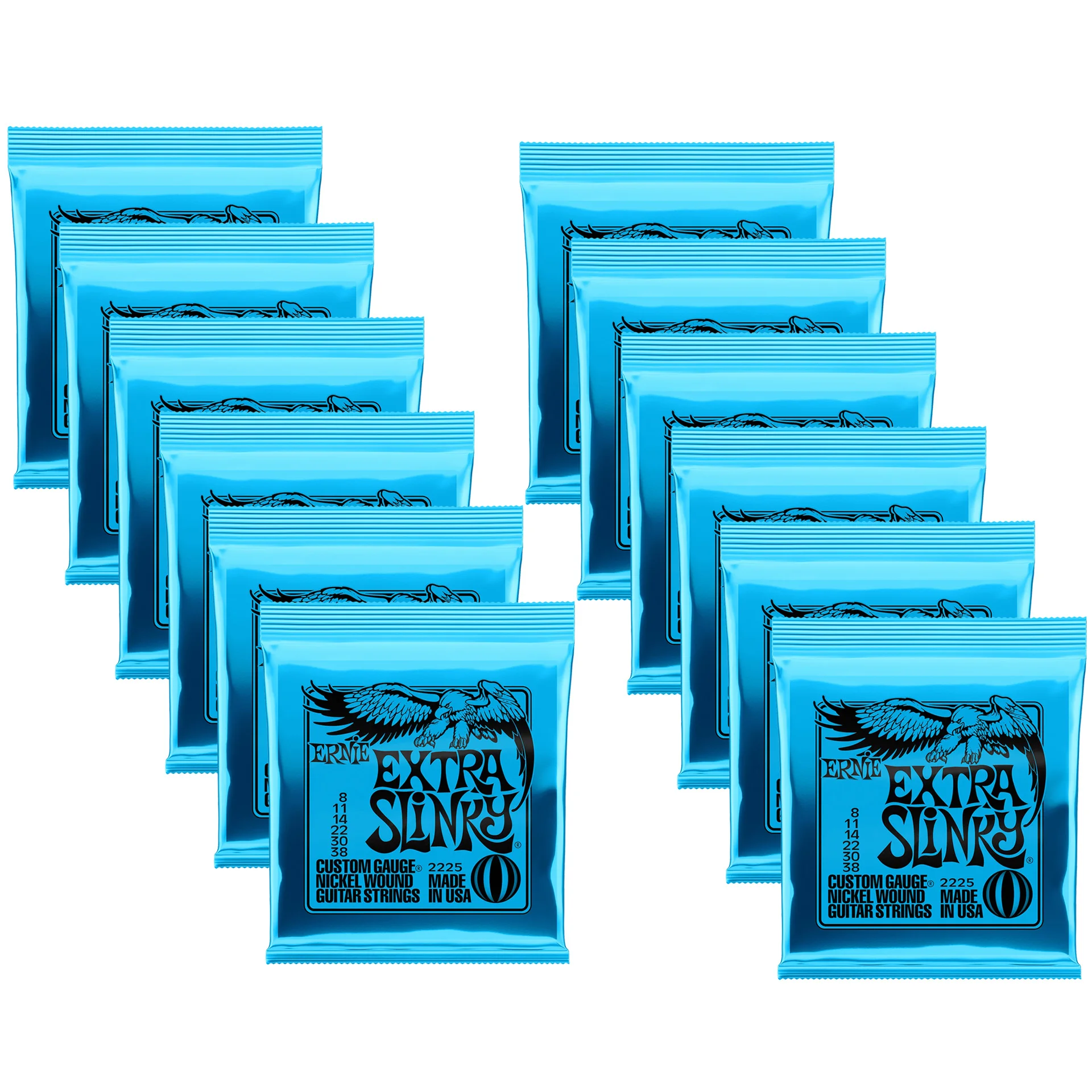 Ernie Ball 2221 Nickel Slinky Lime Guitar Strings Replica - Buy 10, Get 2 Free