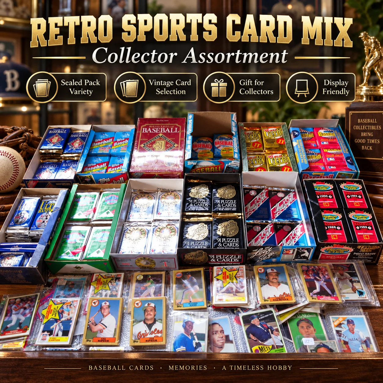 Large Baseball Card Assortment 2000 Count Sports Trading Card Lot Random Mixed Collection for Organizing Display Gift Giving Hobby Use Card Collector Starter Set