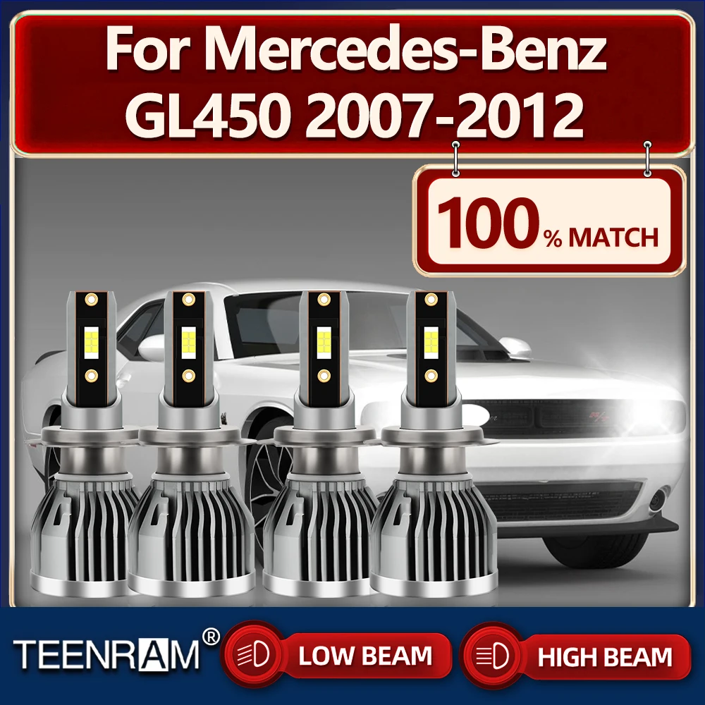 

Canbus LED Headlight Bulbs 40000LM CSP Chips Car Headlamp 12V 6000K For Mercedes-Benz GL450 2007 2008 2009 2010 2011 2012