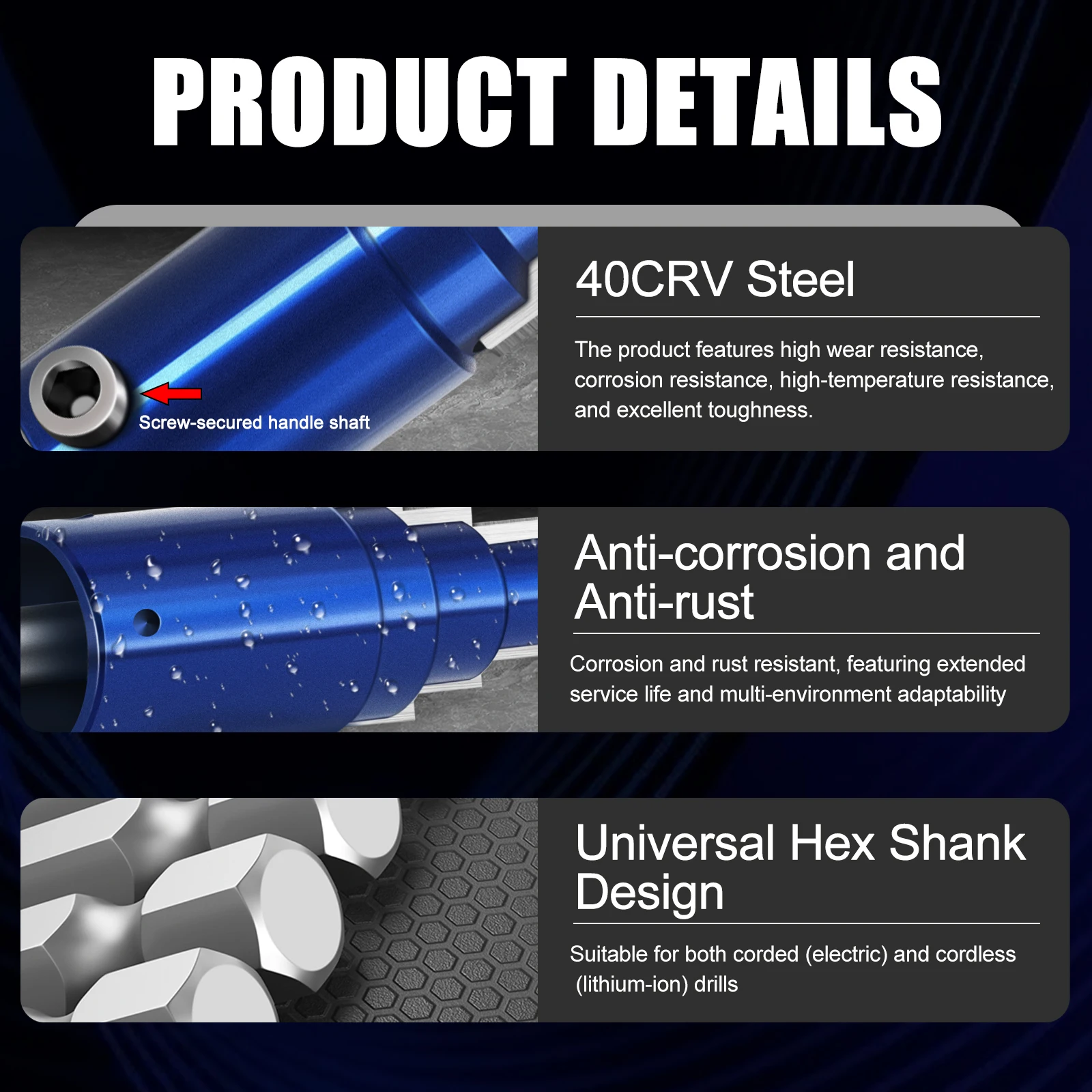 Broken Pipe Extractor Tool for 1/2 3/4 1 Inch DN15/20/25 Angle Valves Removes Rusted Damaged Faucet Bolts Drill or Manual Use