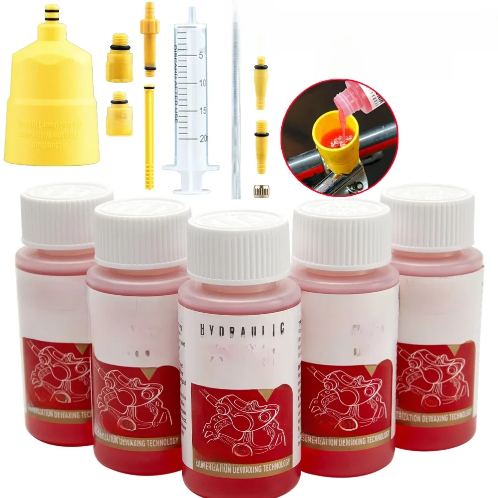 AliExpress NONE Bicycle Brake Fluid Mineral Oil System Fluid Cycling Mountain Bikes for Bike Accessorie Oil Injector Hydraulic Disc Brake Oil