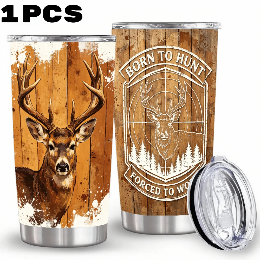 20oz Patriotic American Flag Bald Eagle Tumbler with Lid and Straw, We The People Printed Stainless Steel Vacuum Insulated Travel Coffee Mug