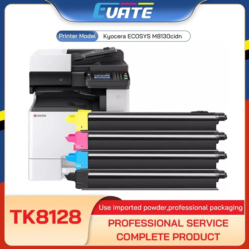 

TK-8128 Compatiable Toner Cartridge High Quality For Kyocera ECOSYS M8124cidn/M8125cidn, TASKalfa 2460ci/2470ci Printer Supplies