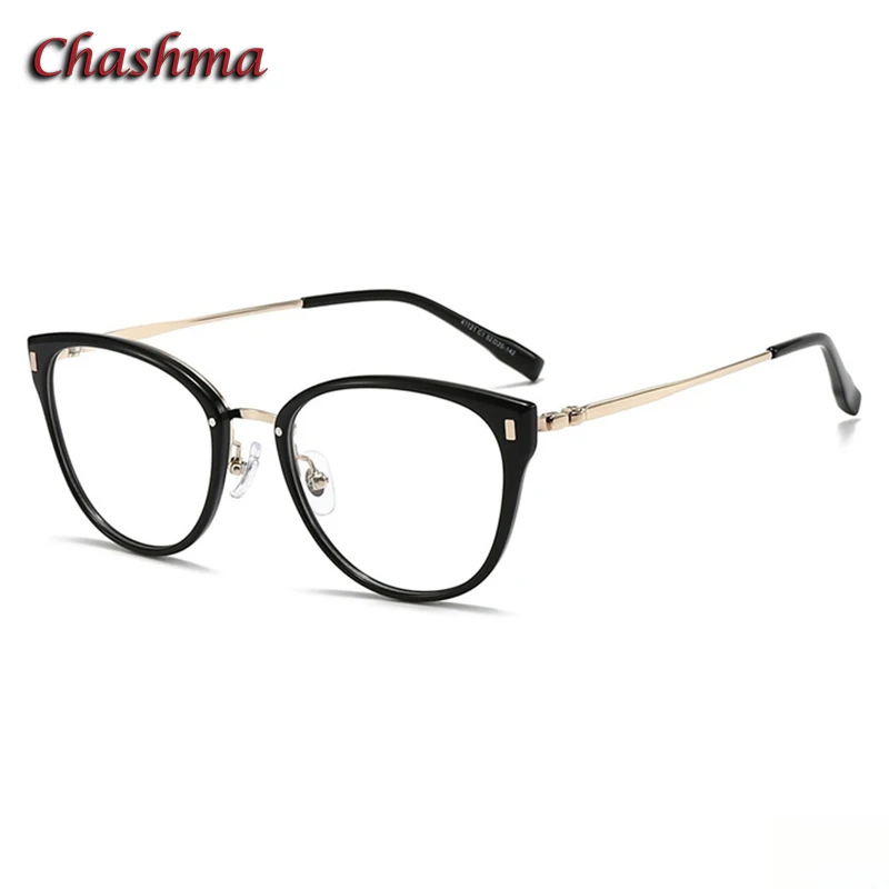 

Chashma Prescription Glasses Women Cat Eye Fashion Optical Eyewear TR 90 Lightweight Spectacles for Recipe Eyeglasses Frames