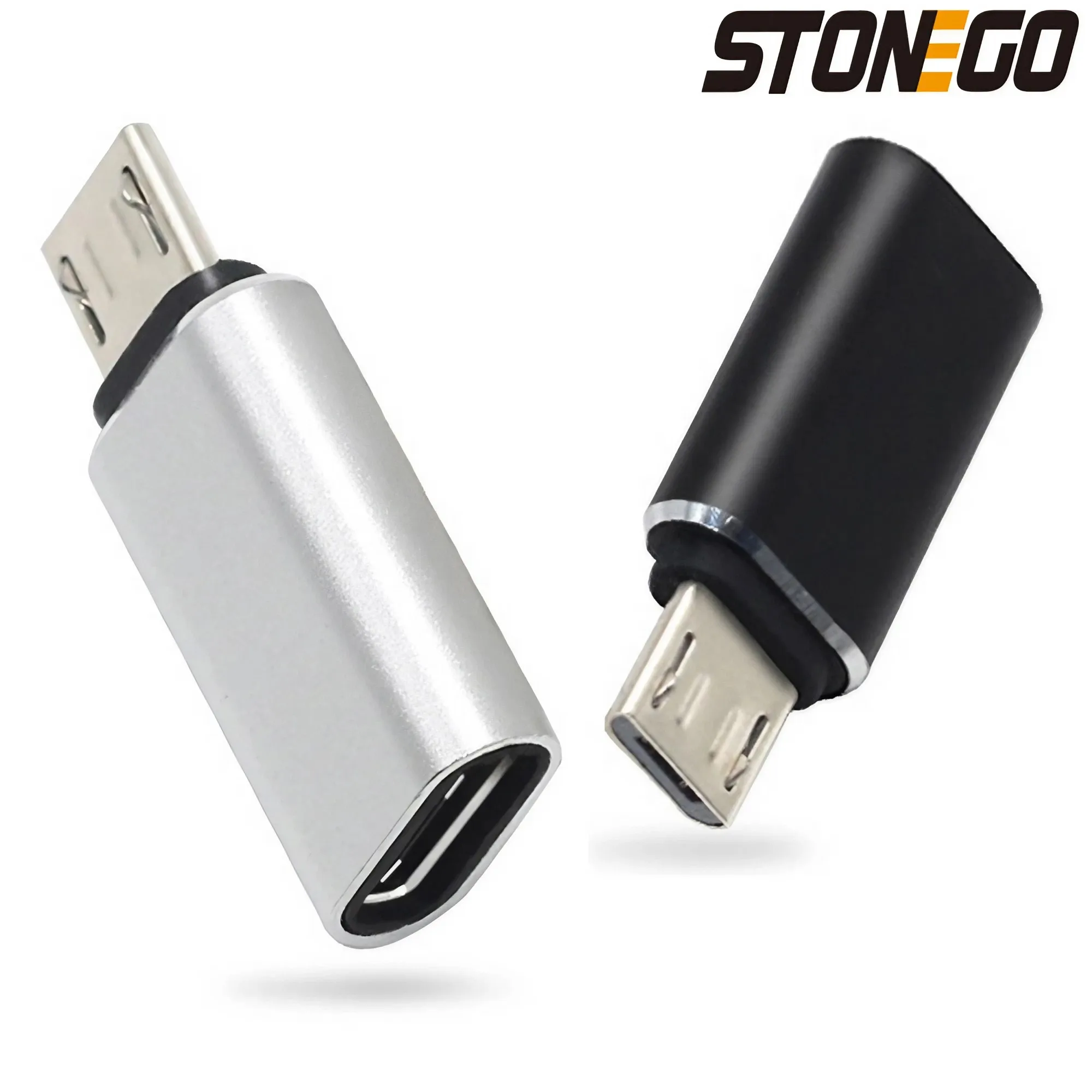 Adapter USB C zu Micro USB Adapter Aluminium legierung Micro USB Stecker zu Typ C Buchse Adapter Konverter Anschluss für Telefon Tablet