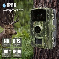 Mini Trail Camera 16mp 1080P Nachtzicht Camera Beweging Geactiveerd Waterdichte Wildlife Tracking Surveillance Outdoor Trap Camera