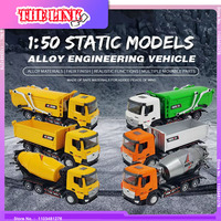 HuiNa 1735 / 1736 1/50 RC Truck Construction Car Truck Dump truck Mixer truck Alloy RC Engineering Vehicle Toy Car Gift for Boys