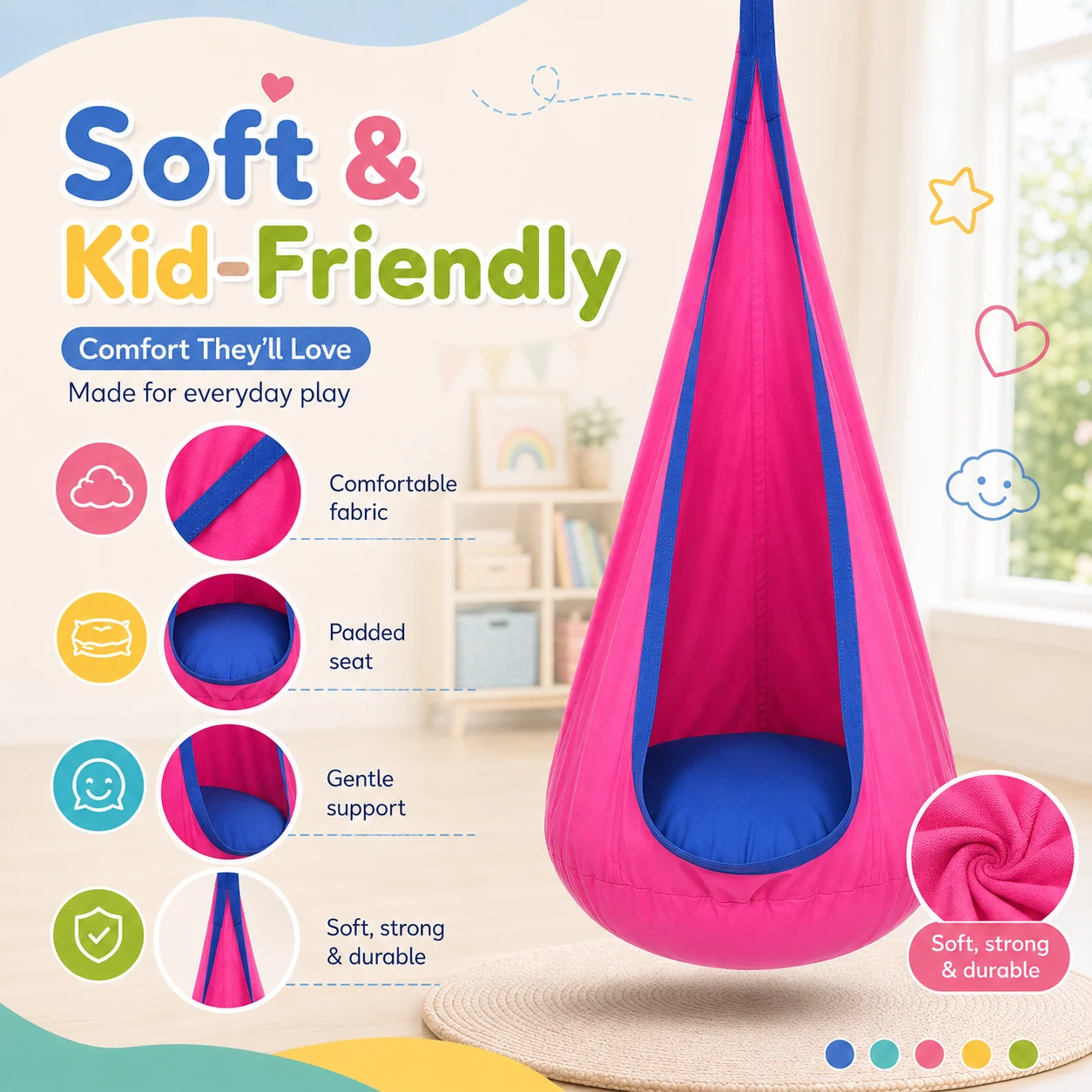 Hamac suspendu pour enfants, s - Kids Outdoor Lawn Chair avis et prix