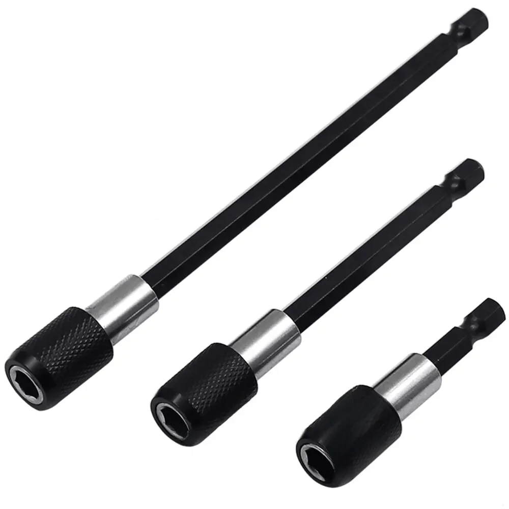 3Pc Hexagonale Quick Release Zelfsluitende Verlengstang Elektrische Boor Driver Snelstang Schroevendraaier Verlengingsstang Gereedschap - afbeelding 2