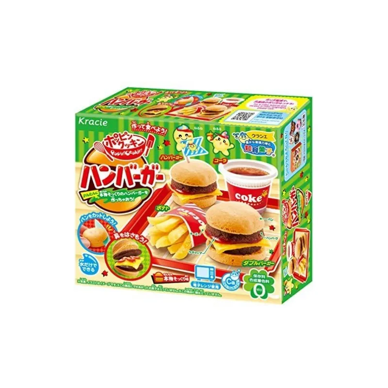 Kracie Popin Cookin DIY Candy Chucherías Hamburguesa 2 cajas