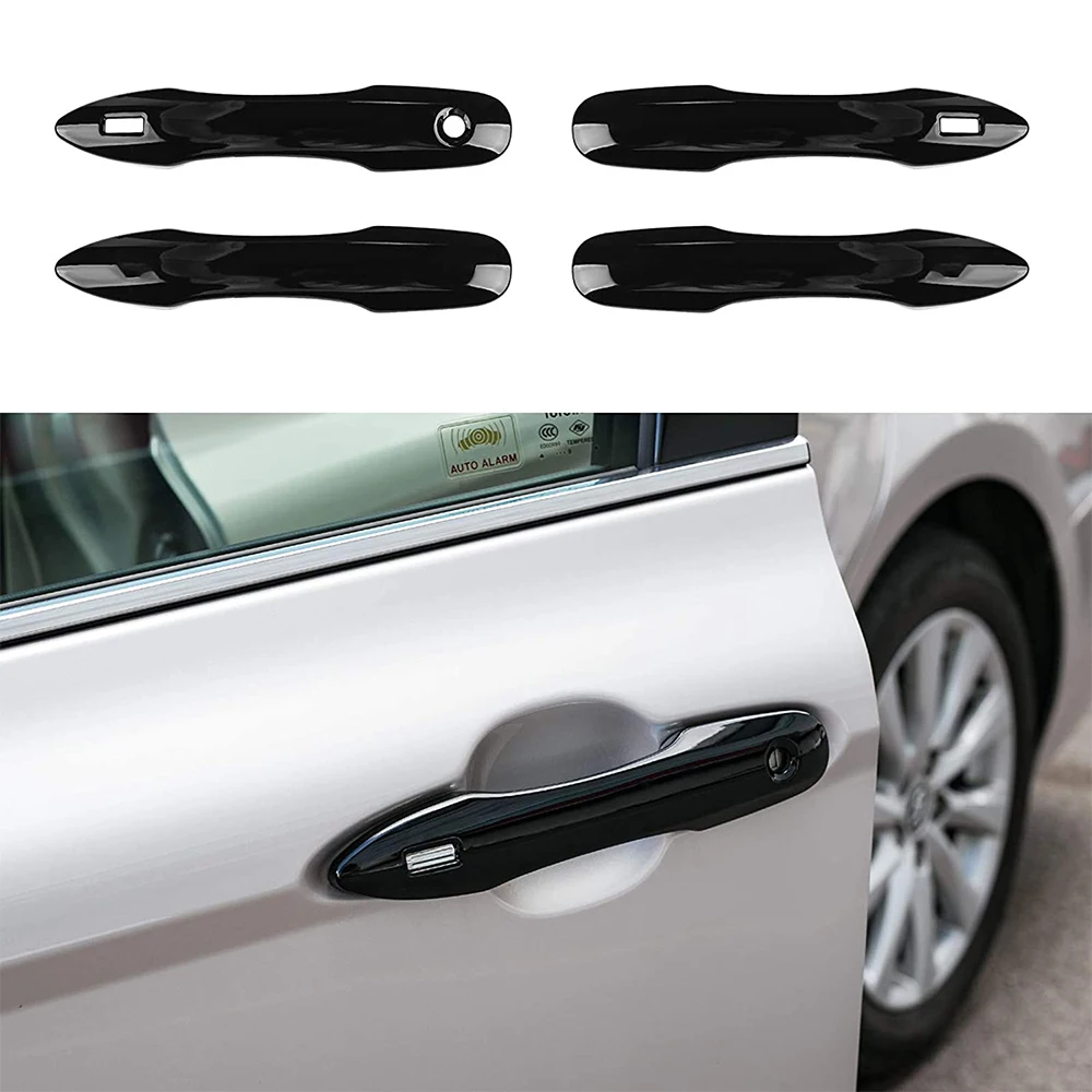 4x for Toyota Yaris Cross Hybrid 2022 2023 XP210 Stickers 2021 2020 Glossy Black Car Door Handle Cover Trim Styling Accessories view 5