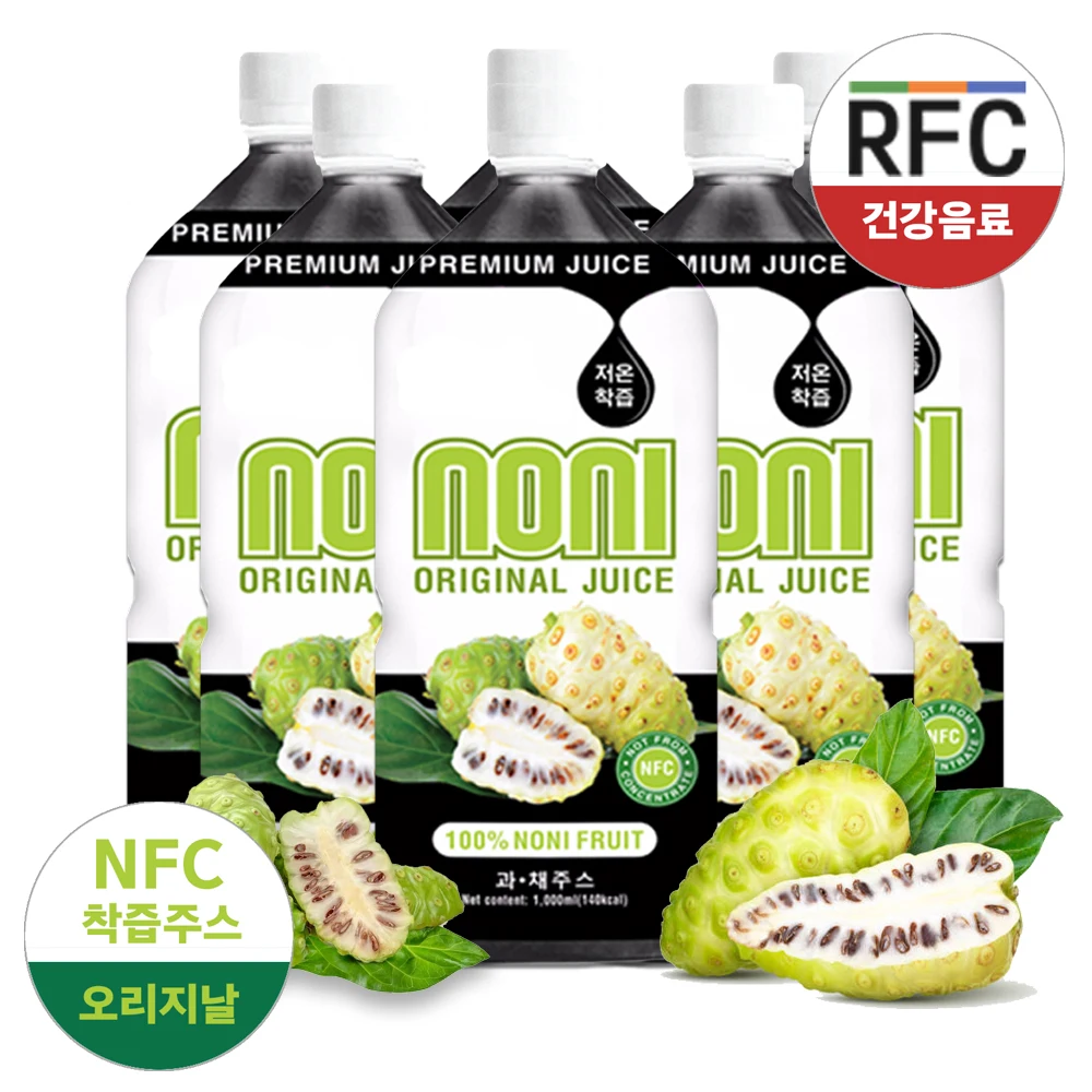 RFC Noni Juice 100% Juicy 1000mL 12 Bottles