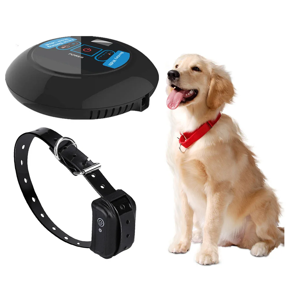 20 PCs Fence Wireless Remote Control Shock Vibration Electronic Collar LED Electric Collar Toy Dog Training Device to Stop Barki