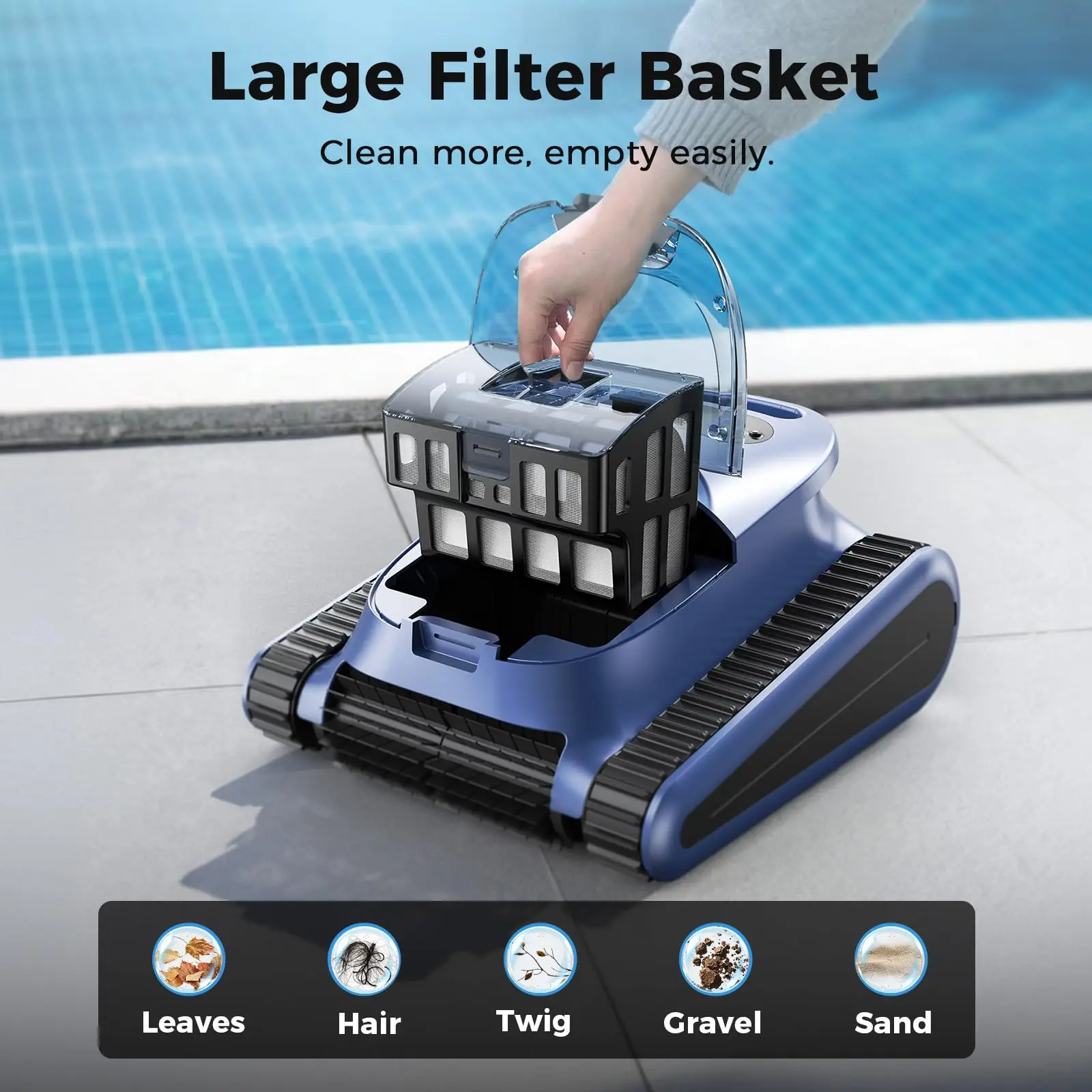 aspirateur robot piscine seauto – vue détaillée