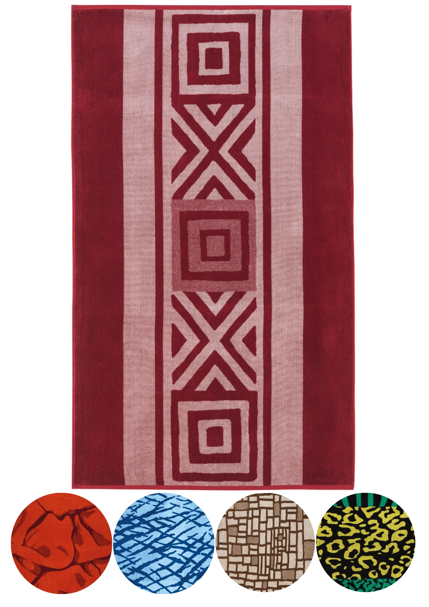 Women 100% Egyptian Cotton Beach Towel, extra Large Atheriopellated Touch Available in various models with colored prints. Size 100x180 cm with