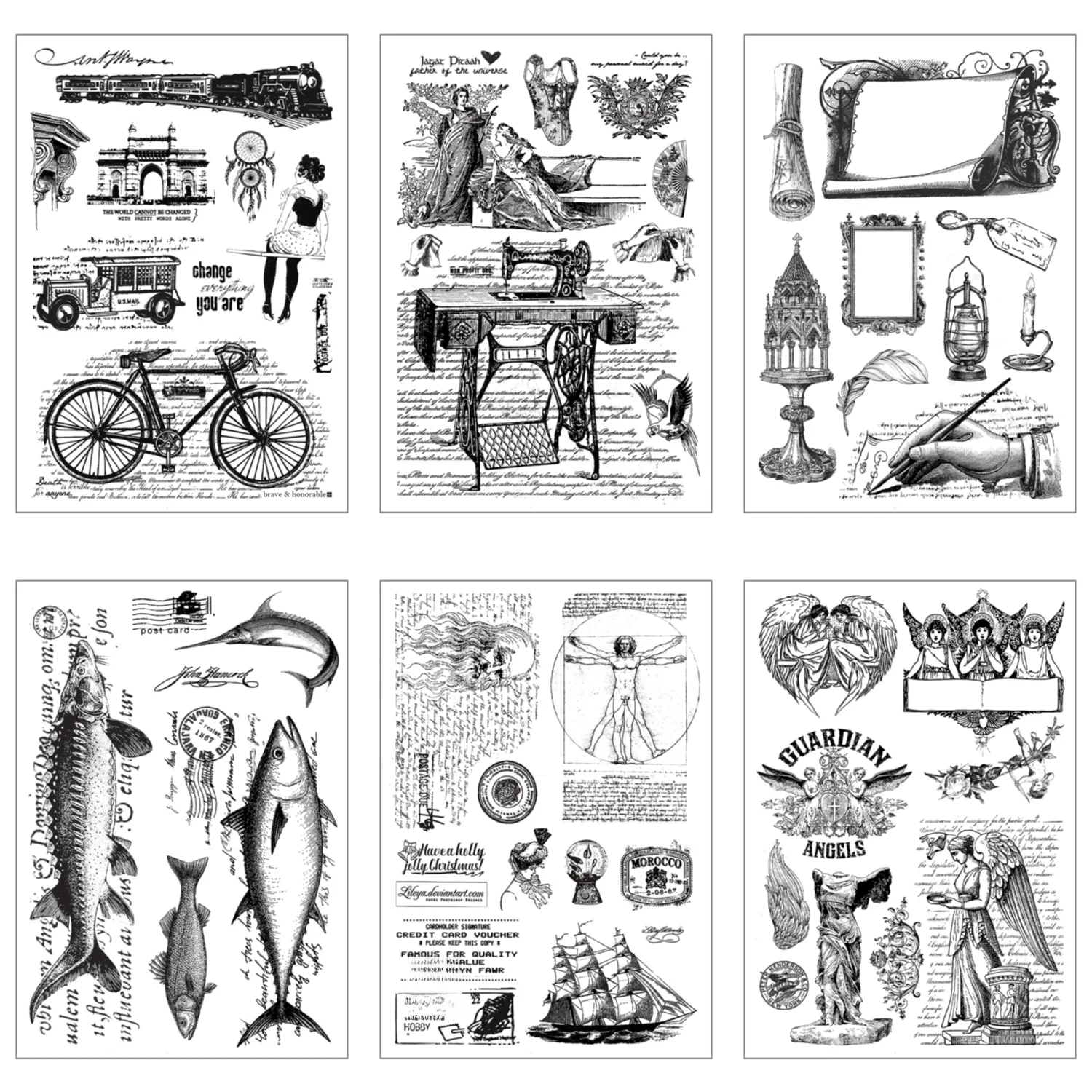 AliExpress NONE Clock / Sewing Machine / Bicycle Clear Silicone Stamp for Scrapbooking Card Making Craft Album Decoration 11*16cm Original Stamp
