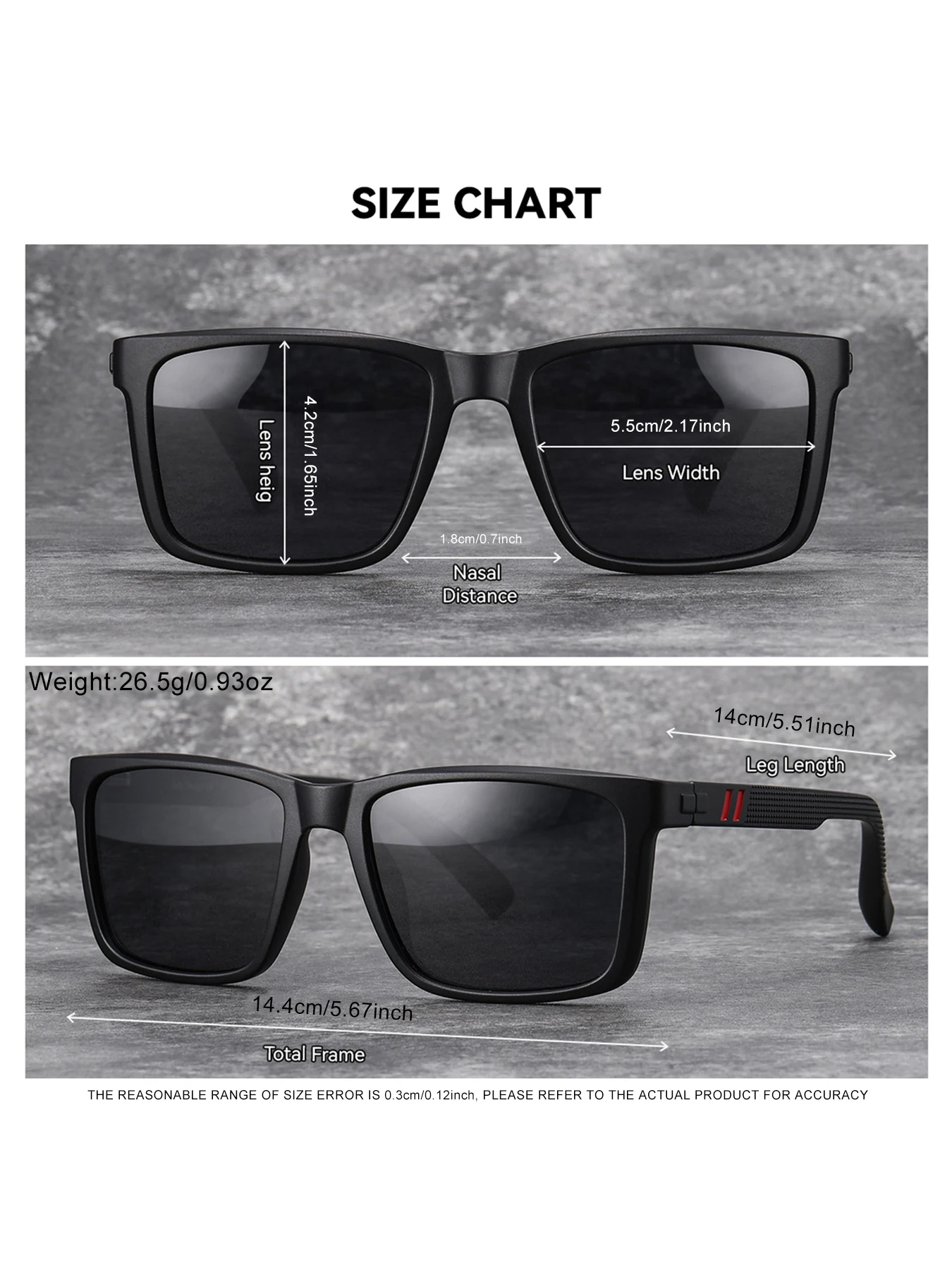 Supkley Casual Sunglasses — product information 5
