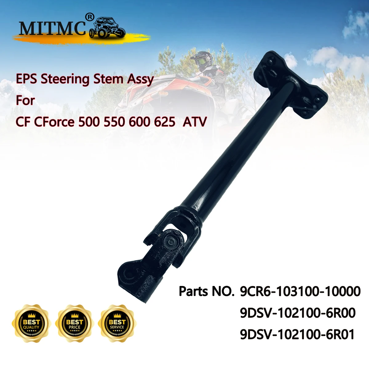 

EPS Steering Stem Assy for CF CForce 500 550 600 625 ATV 9CR6-103100-10000 9DSV-102100-6R00 9DSV-102100-6R01