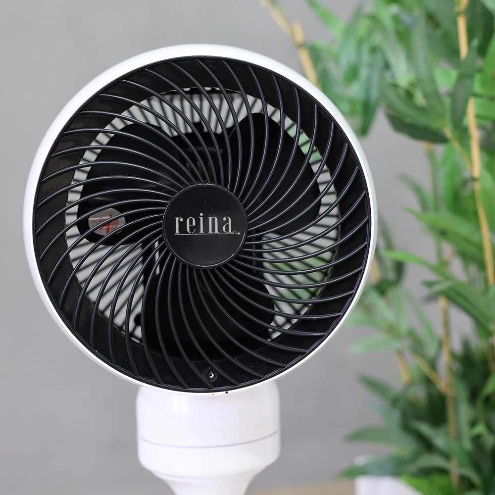 Reina Circulator Circular fan remote control for foot three-level rotating air circulation household office moisture-drying gas dry laundry low noise timer RF-8080R