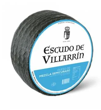 Cheese the shield of VILLARIN semi-cured craftsman mix made with pasteurized milk