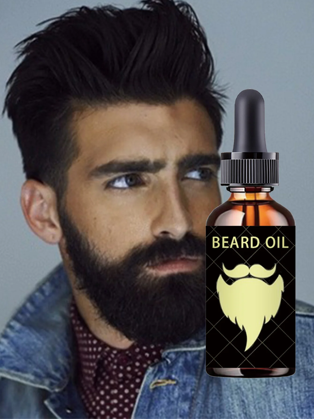 Beard Conditioner Oil for Men Nourishes Softens Coarse Hard Beards Promotes Growth Thickens Facial Hair Easy Styling Multiple Si - Image 3
