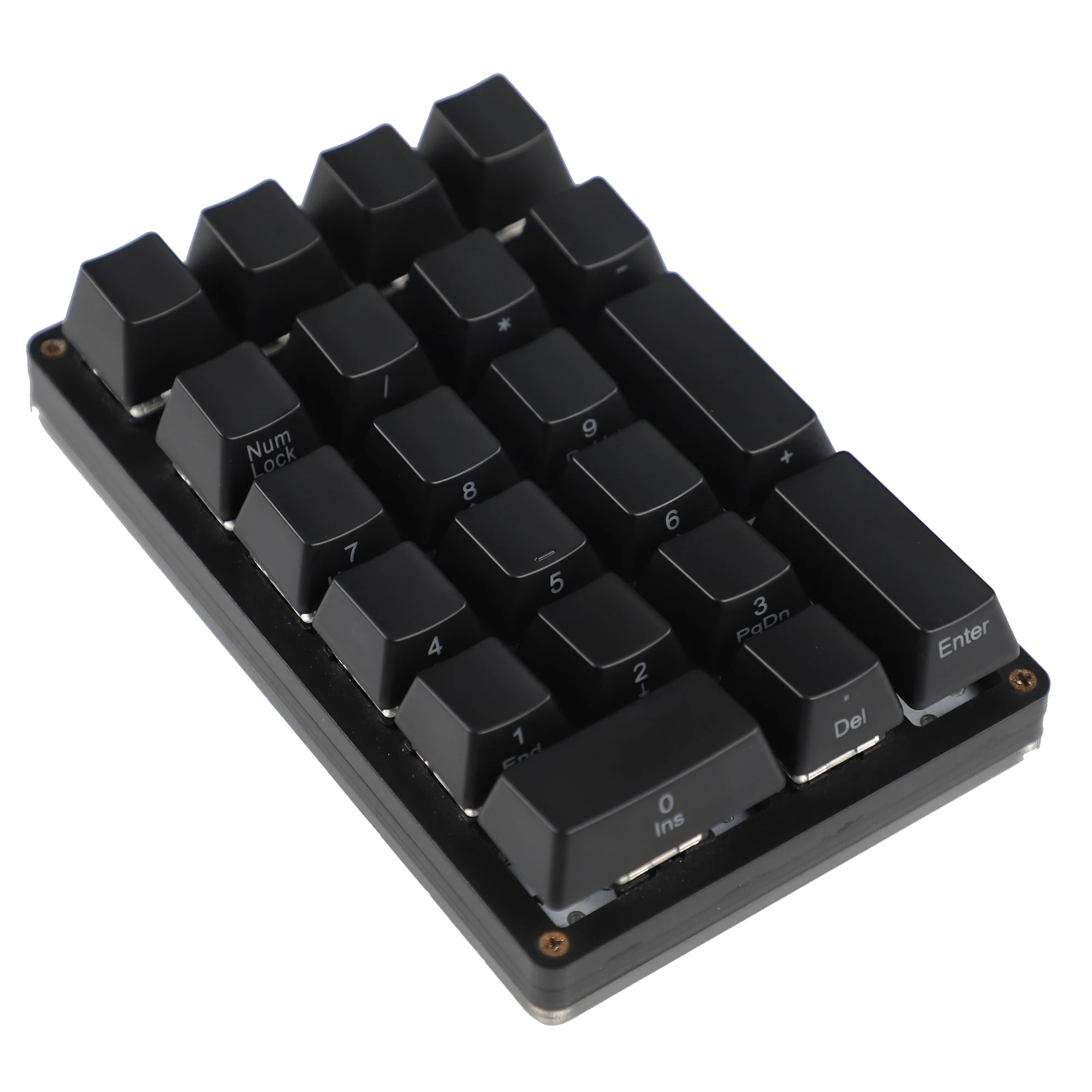 YMDK 21 Key ABS Shine Through ABS Side-Lit Side Printed Keycap For MX Switches Mechanical Keyboard Numpad