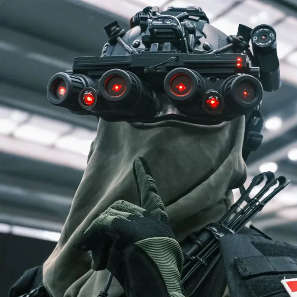 

Spider Konig Tactical Helmet Set with Helmet Six-Eye Night Vision Goggles and Koenig Mask for Cospaly Call of Duty 19 Koing