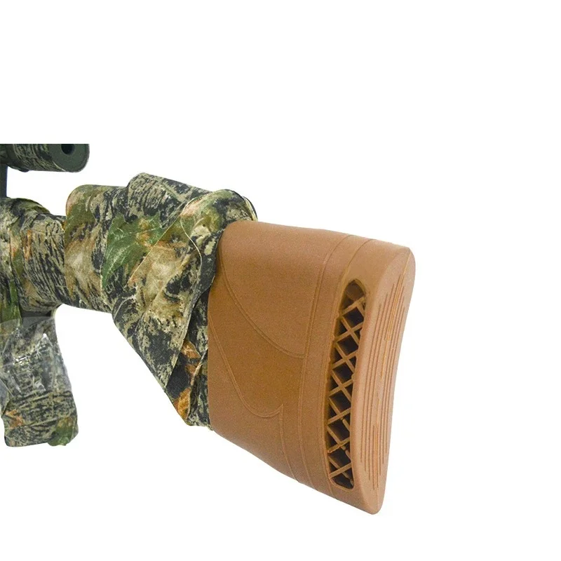 Coussin de recul en caoutchouc pour fusil de chasse en plein air, baume protecteur inconnu des chocs, marron et noir, coussin arrière, 1PC