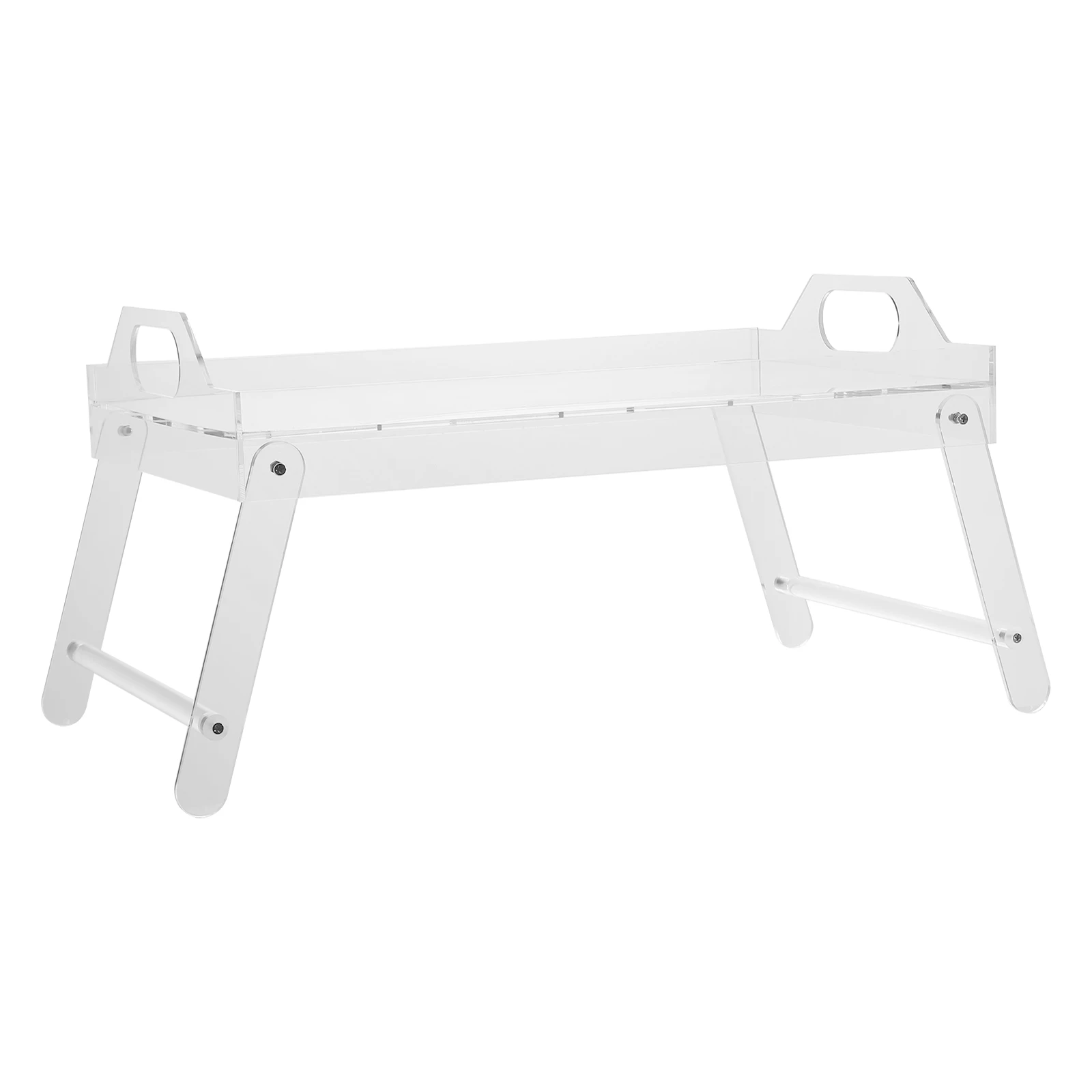 Folding Bed Tray, Laptop Table, Acrylic Bed Tray Table Labor-saving Cleaning for Schools, Nurseries, Kindergartens, Kitchens