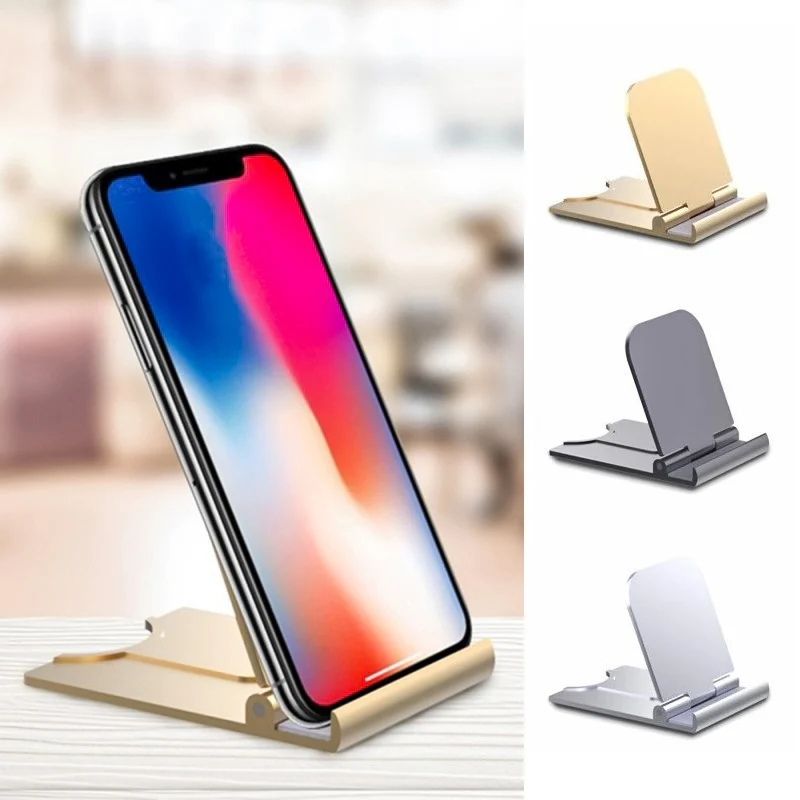 Foldable adjustable portable mobile phone holder, Android office Smartphone Universal mobile holder for creative