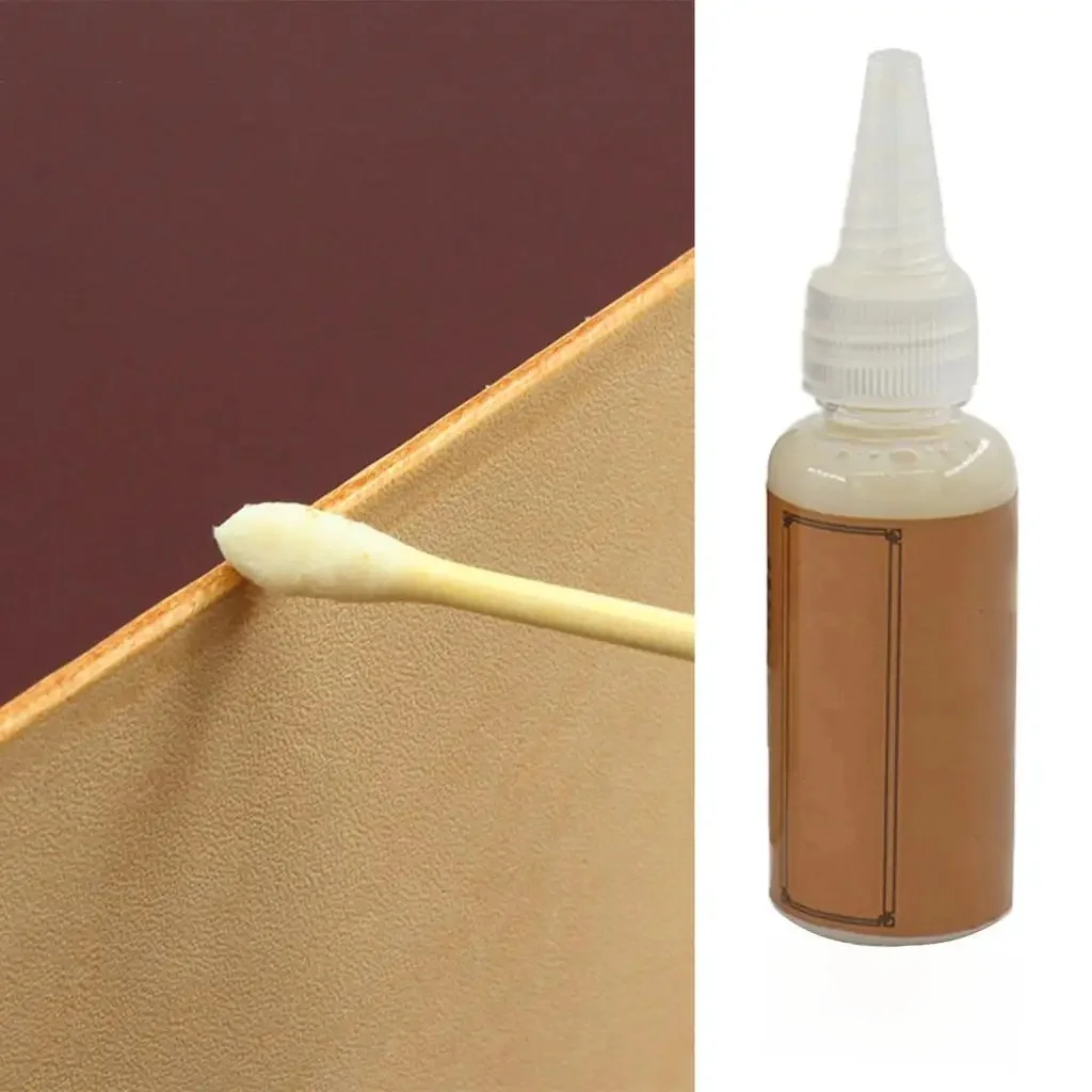 Peinture à l'huile pour cuir Crafst, scellant pour cuir, protège la finition du cuir, peinture acrylique pour cuir, crème pour bord du cuir, huile pour bords