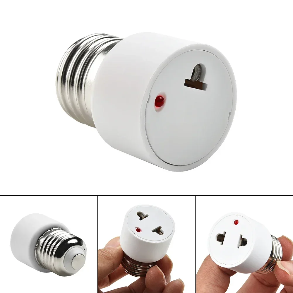 Adaptateur de prise de lampe à base d'ampoule pour luminaire, conversion de la base standard US/EU, inspecté