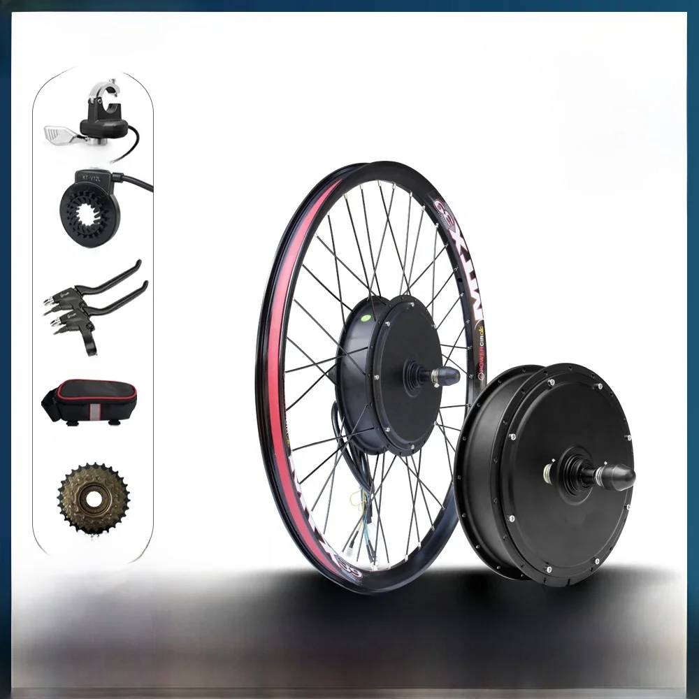 AliExpress 72V 3000W Electric Bicycle Conversion Kit 20-29inch Brushless Rear Hub Motor Dropout 135mm For Electric Bicycle 