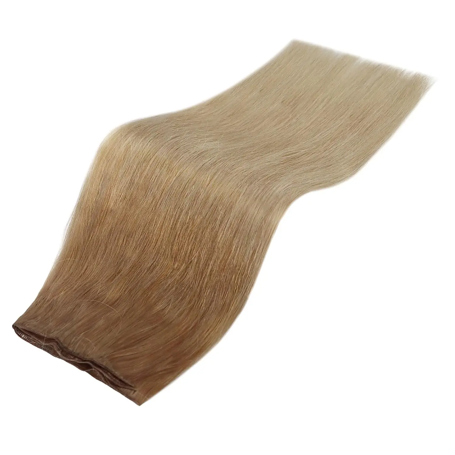 Full Shine Genius Weft Hair Extensions 2 Pcs 100-120G Invisible Bundle Straight Human Hair Extension Sew In Extensions