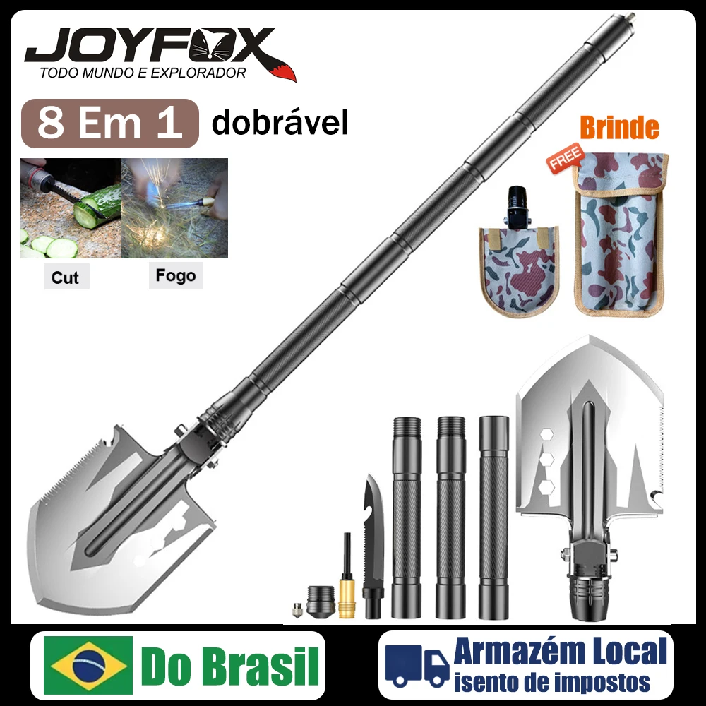 Joyfox 8 في 1 مجموعة مجرفة تاتيكا قابلة للطي عسكرية متعددة الوظائف للحفر في الهواء الطلق لوازم التخييم #1