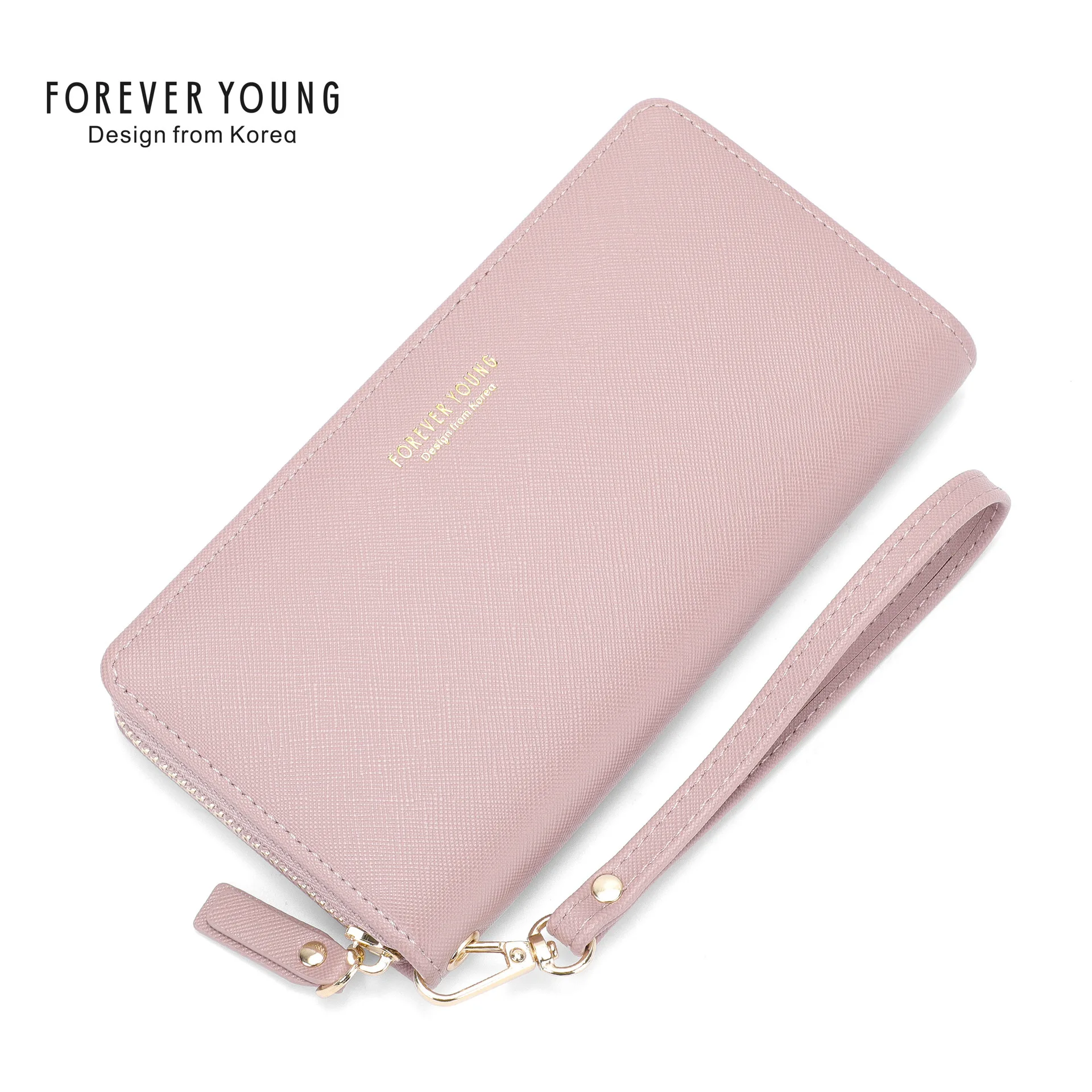 WEICHEN Large Capacity Long Women\'s Wallet Cell Phone Holder Coin Holder Fashion Clutch Bag Multi-Card Slot Card Wallet