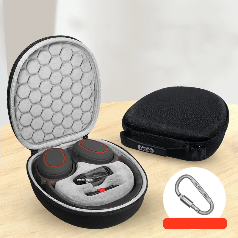سماعة رأس سماعة صندوق حقيبة ل DEPLAY Mpow H12 اللاسلكية سماعة تخزين الصلب حقيبة معلقة