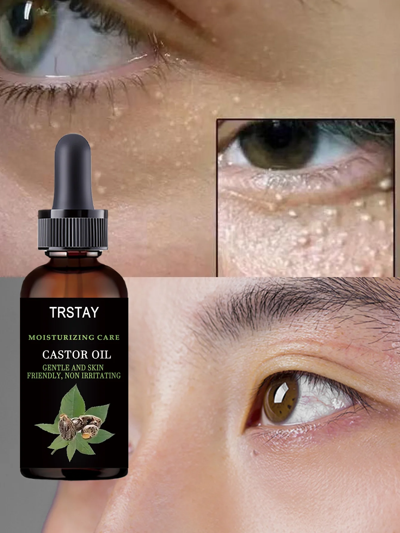 Moisturizing Eye Essence Lightweight Non Greasy Brightens Under Eye Area All Skin Types Quick Absorption Deeply Nourishes Reduce - Image 4