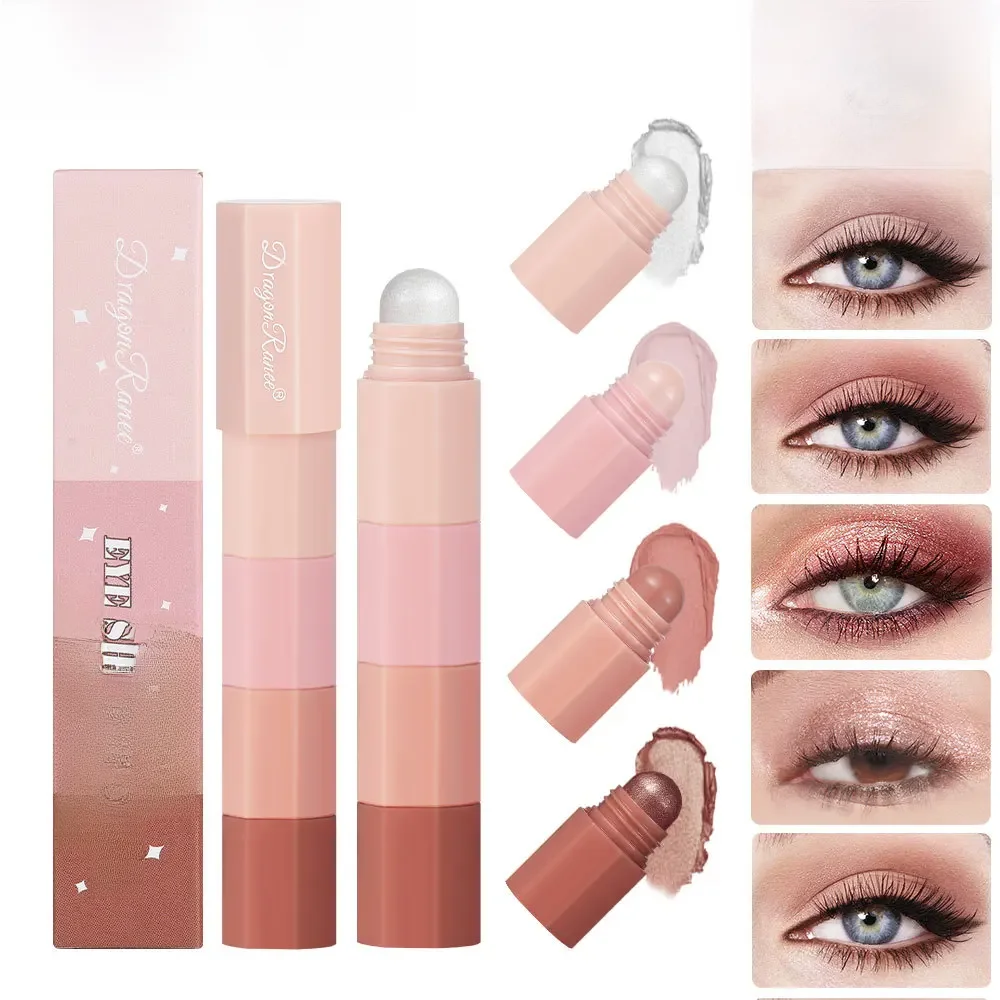 Dragon Ranee-Lápis de Sombra Preguiçoso, Impermeável, Não-Cascão Highlighter, Lápis Silkworm,