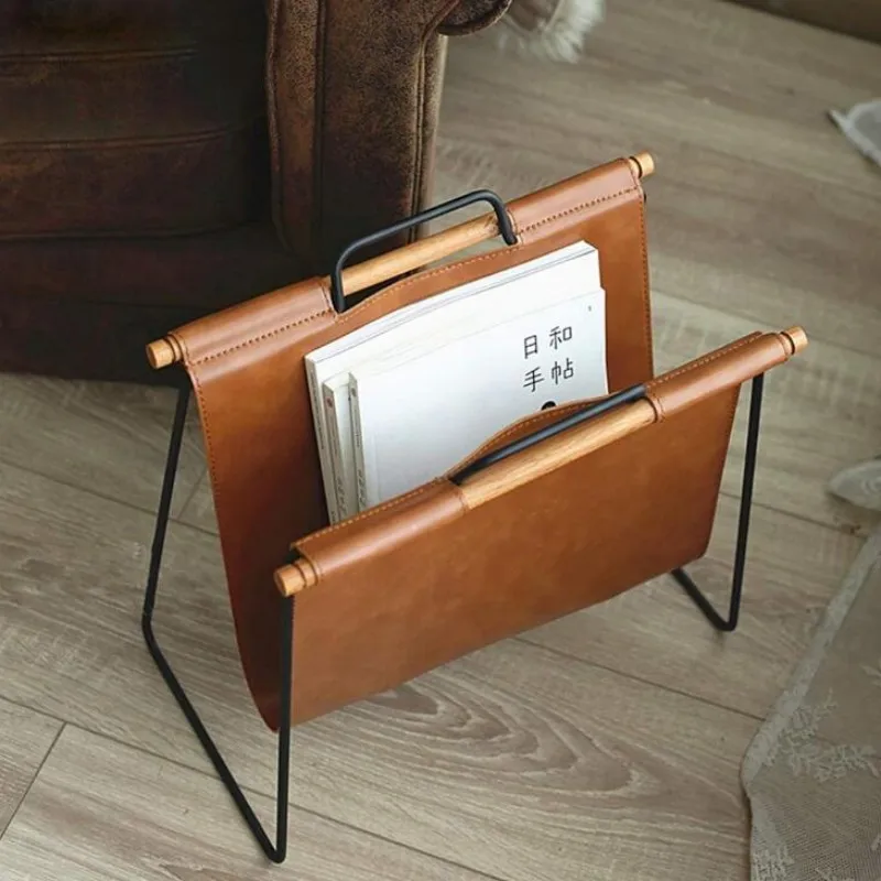 Office Decorative Magazine Newspaper Rack Metal Floor Data Storage Holder For Bedroom Study Living Room Magazine Holder Stand