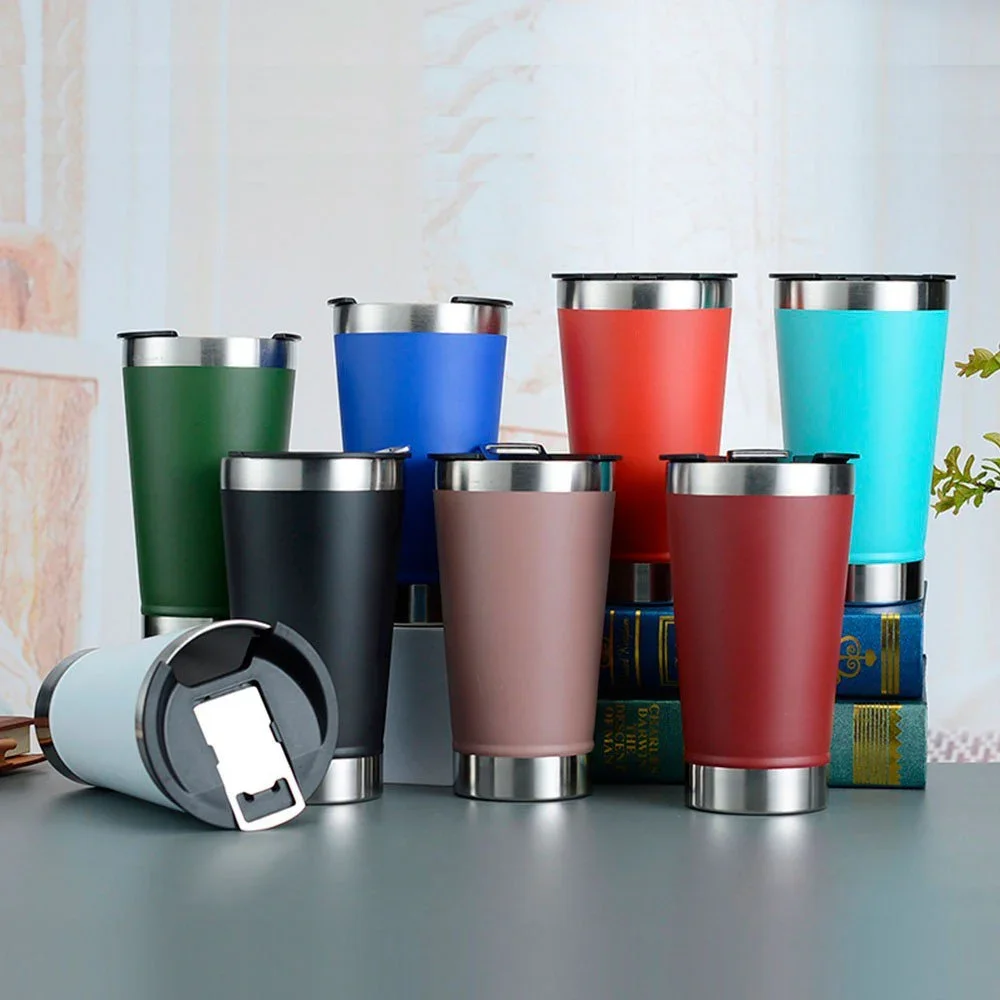 Thermal Cup with Premium Opener in Various Colors Available-Immediate Delivery for All Brazil!