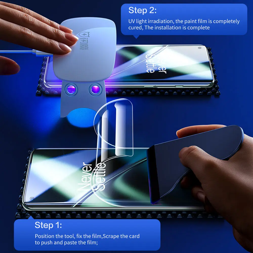 Защитная пленка SmartDevil для Oneplus 11 10 Pro, квантовая пленка с полным покрытием, с защитой от отпечатков пальцев, для OnePlus Ace 2 Pro